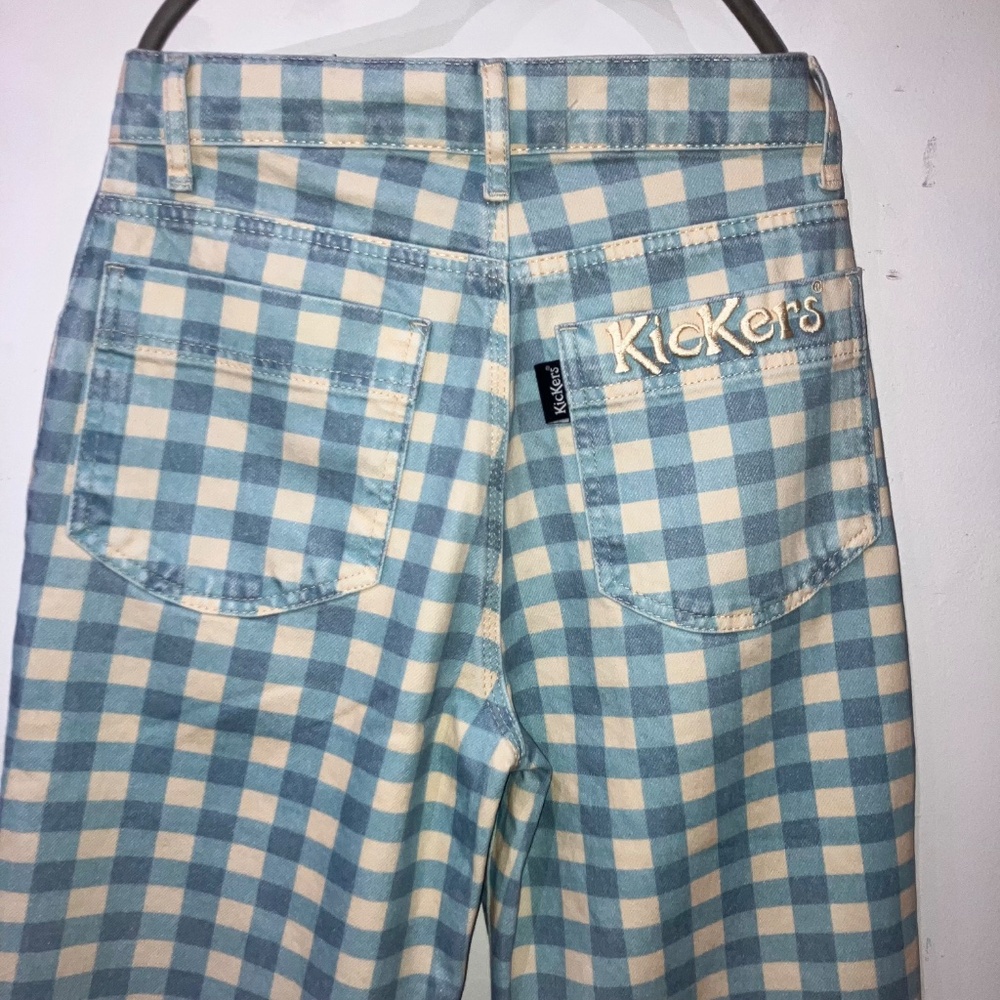 Kickers cream and blue denim jeans - Picture 3 of 6